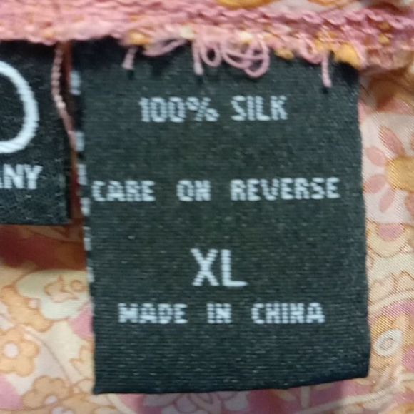 New York & Company‎ Peach Knee-Length 100% Silk Skirt - Picture 4 of 4